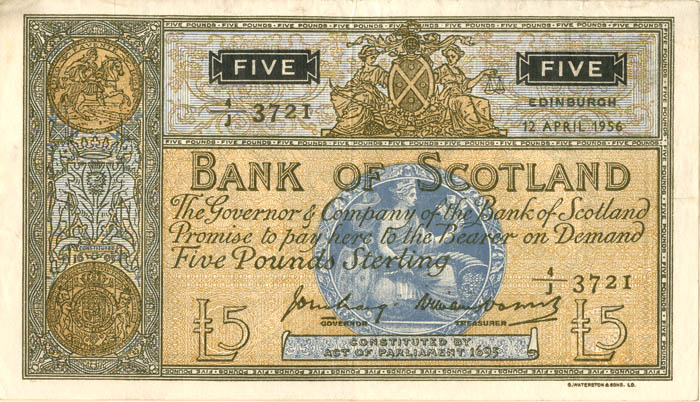 Scotland P-101a - Foreign Paper Money